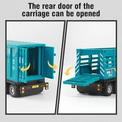 Camión de juguete inercial con remolque de limpieza para niños