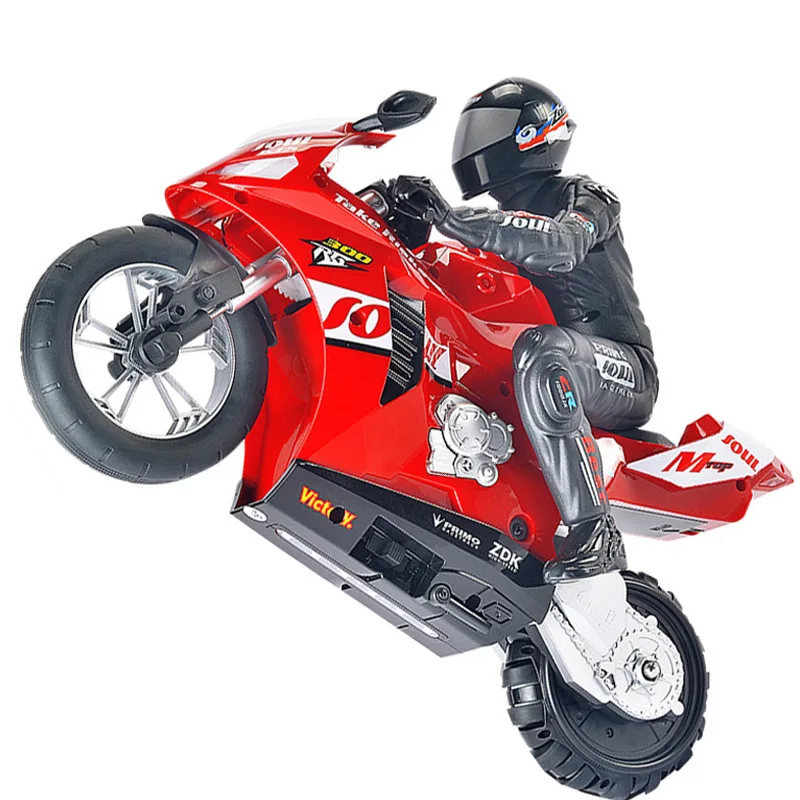 Moto radiocontrol todoterreno autoequilibrada para niños