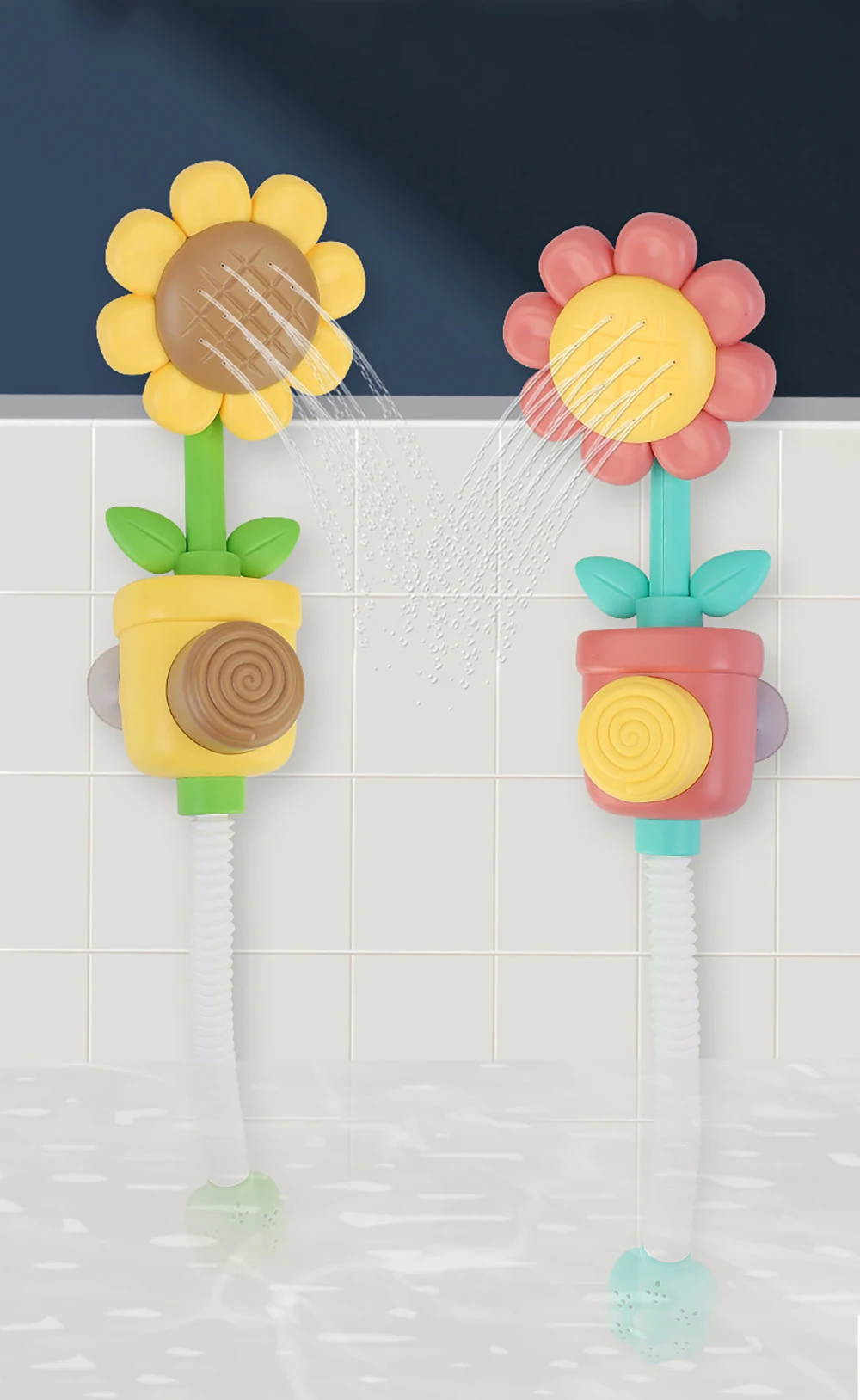 Bola de baño con diseño de girasol