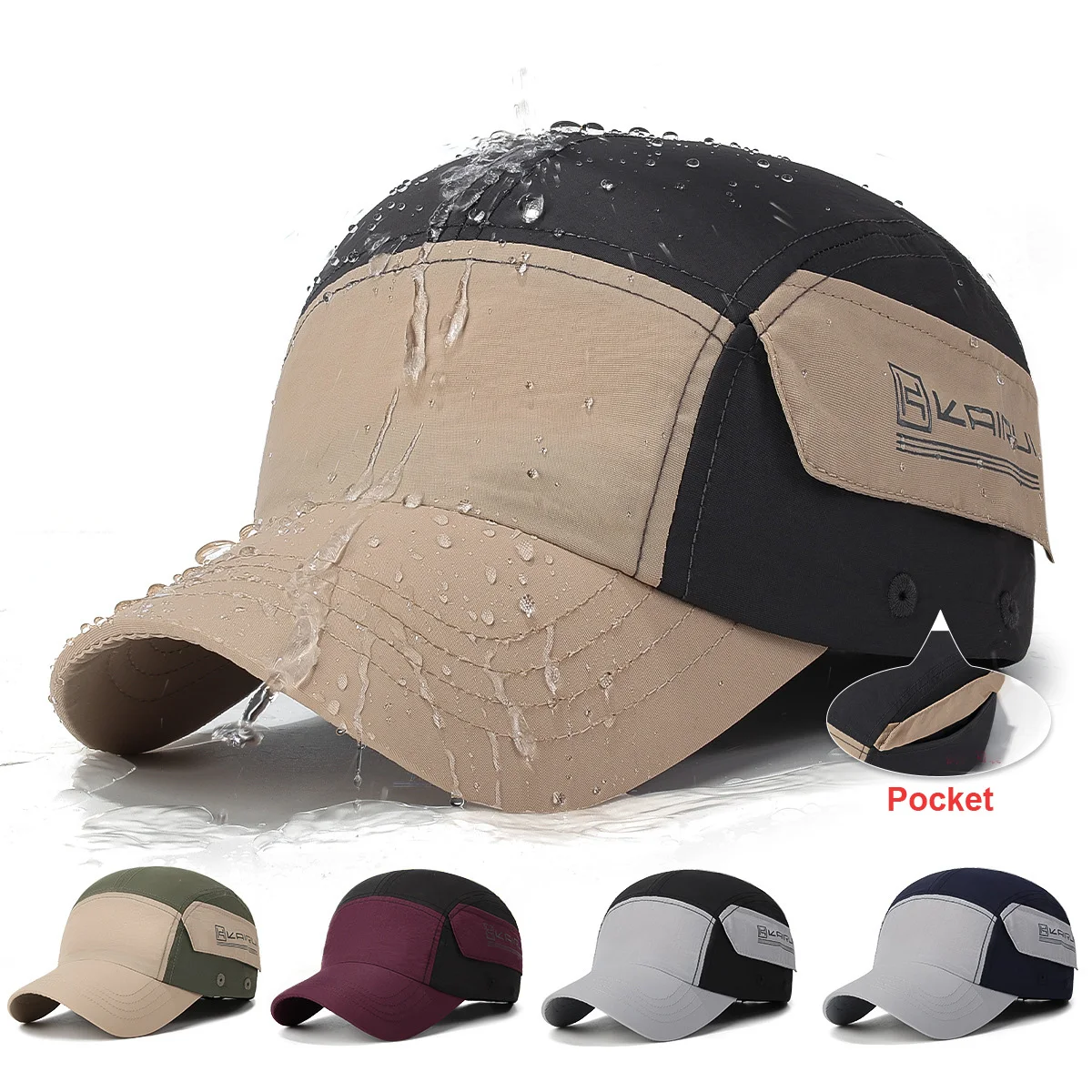 Gorra béisbol secado rápido con protección solar infantil