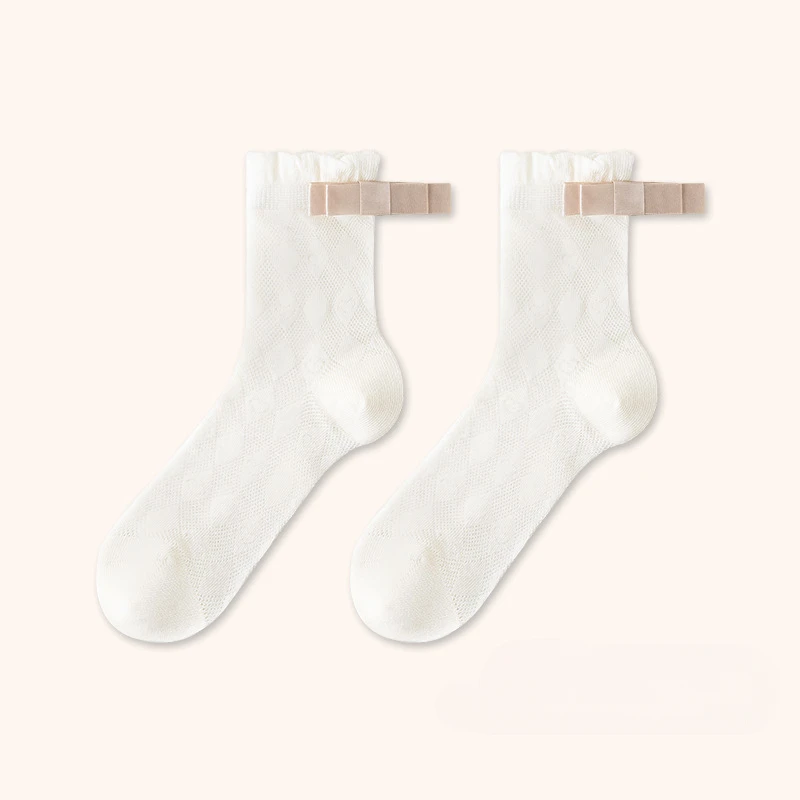 Calcetines finos de algodón con corazón para niños – Transpirables verano - imagen 5