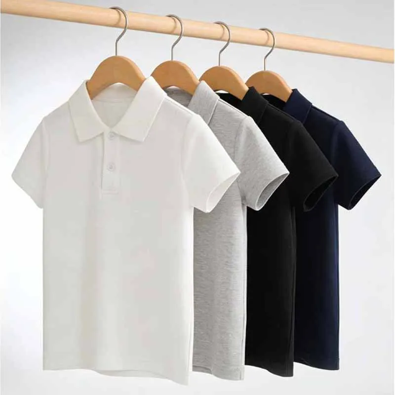 Camiseta deportiva de manga corta para niños con cuello redondo - imagen 5