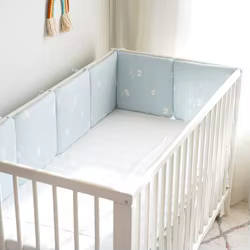 Protector cama bebé niño algodón dibujos animados parachoques