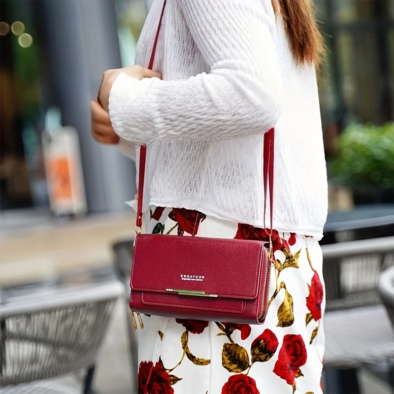 Bolso cruzado de moda infantil con correa ajustable y protección RFID - imagen 4