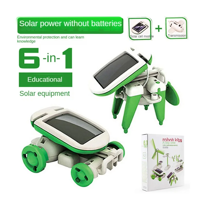 Robot solar educativo con experimentos científicos para niños - imagen 3