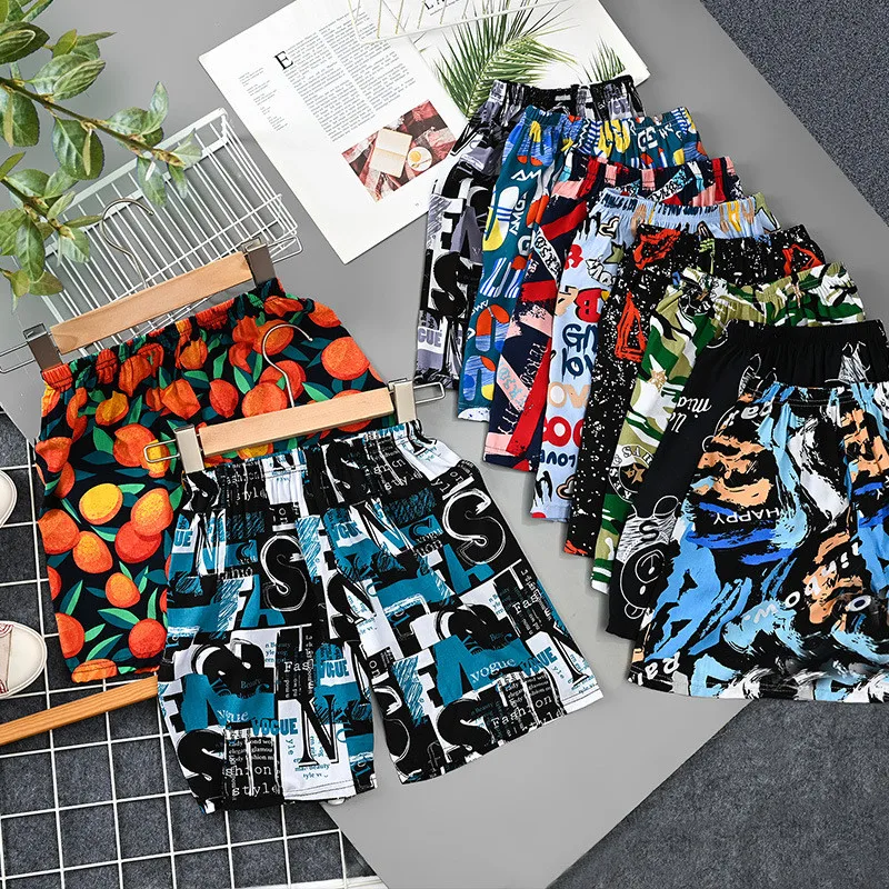 Pantalones cortos de verano para niños en viscosa transpirable