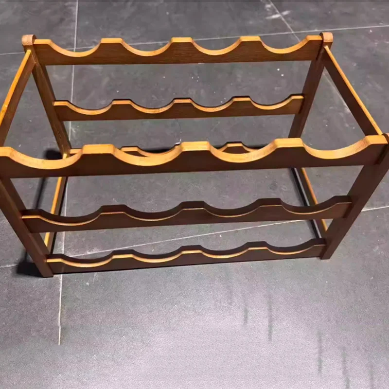 Estante para vinos decorativo de rejilla, montaje fácil en casa - imagen 5