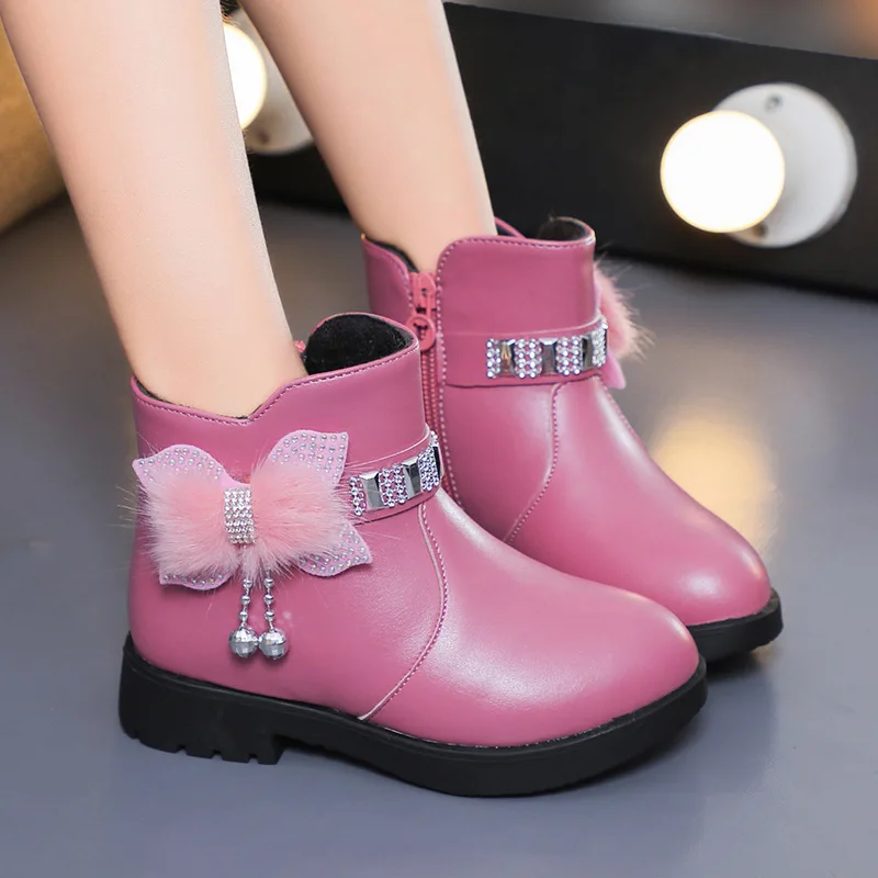 Botas de invierno planas antideslizantes de algodón para niño - imagen 5
