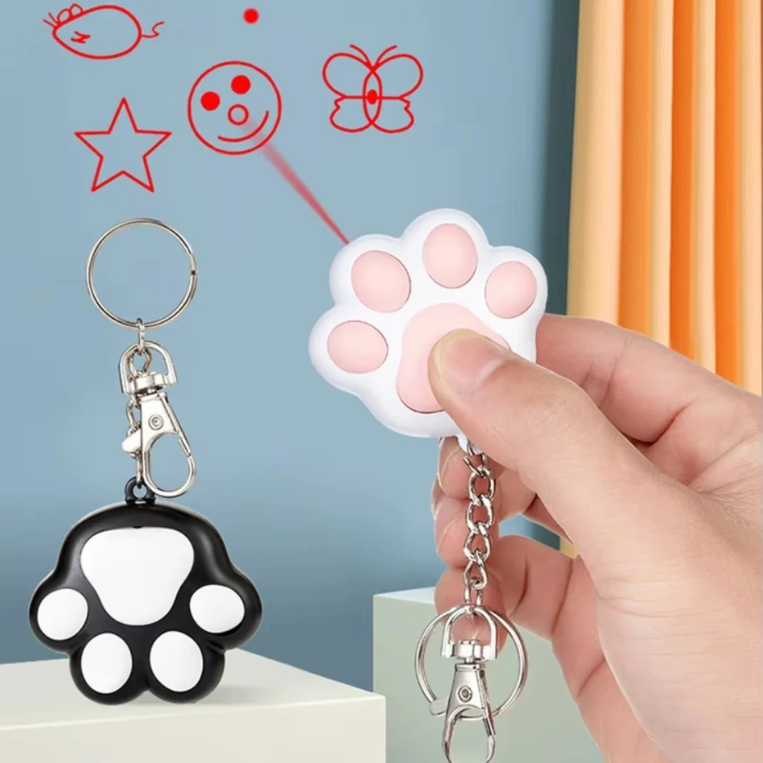 Juguete rompecabezas infrarrojos para gatos recargable USB con luz - imagen 2