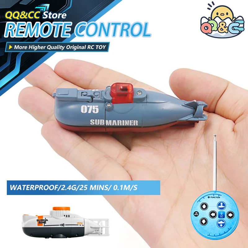 Submarino RC sumergible – Juguete infantil con control remoto - imagen 3