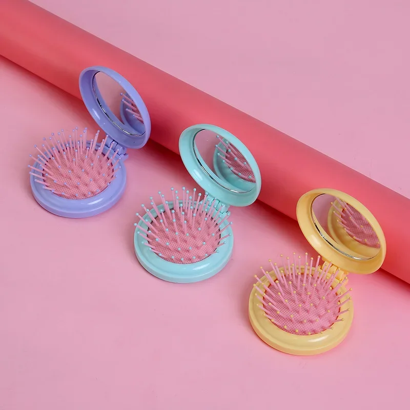Peine infantil princesa con espejo y cepillo plegable - imagen 5
