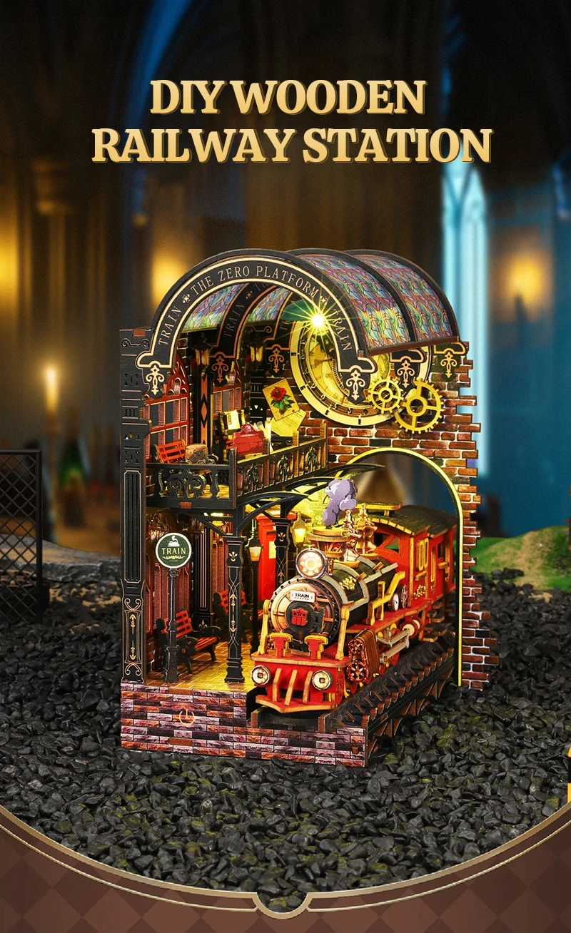Iluminación LED en la maqueta