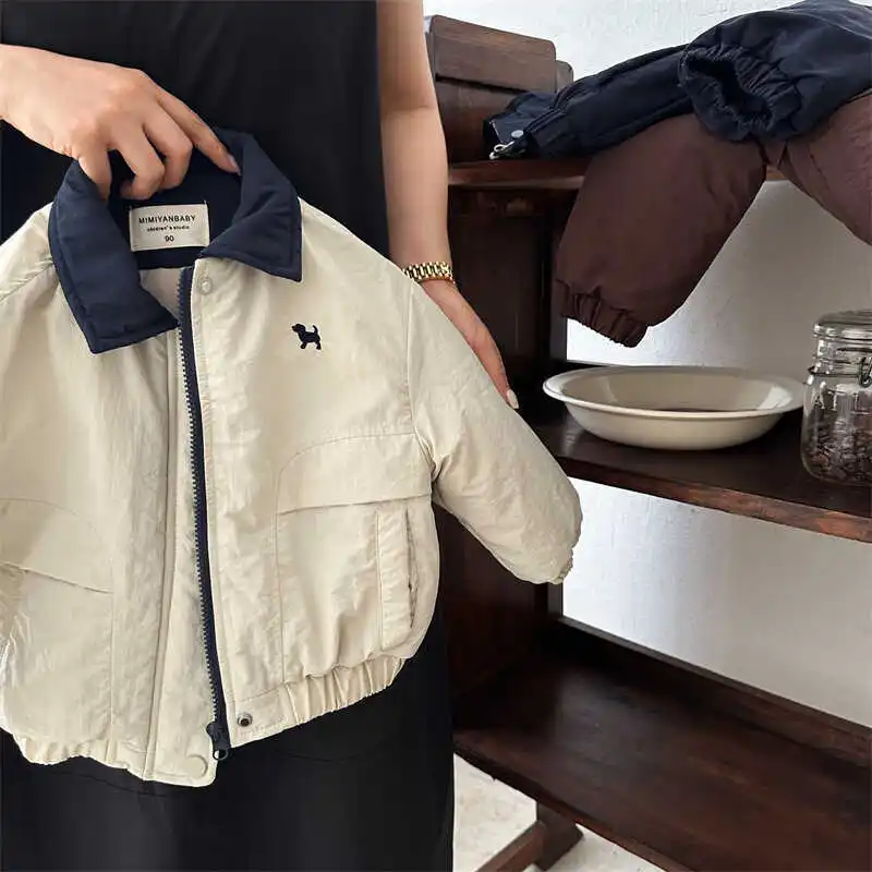 Chaqueta de invierno para niños – Abrigo suave de algodón - imagen 3