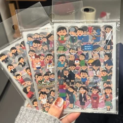 Pegatinas transparentes PET con diseño láser para diario y agenda
