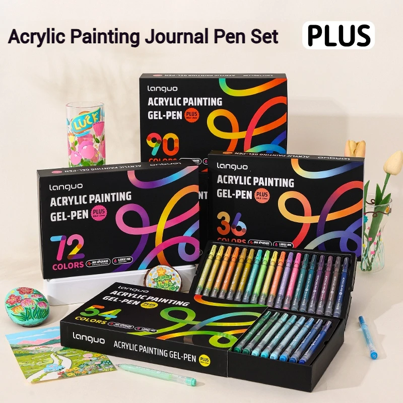Languo rotuladores de pintura acrílica para manualidades infantiles - imagen 2