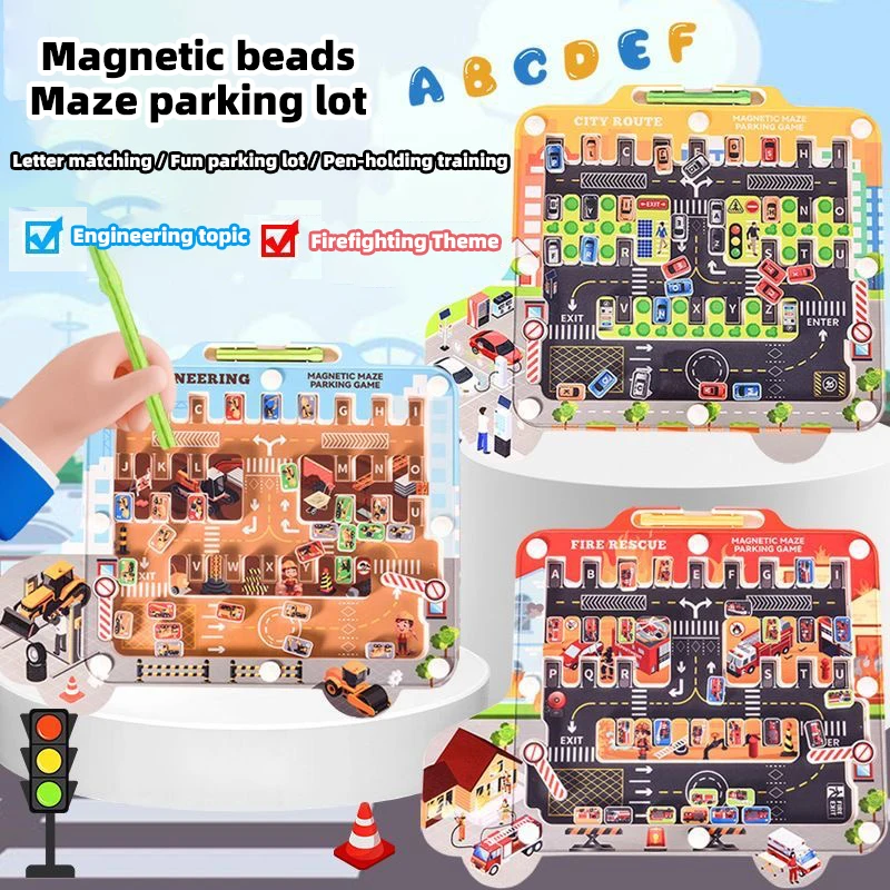 Láminas y piezas del juego magnético