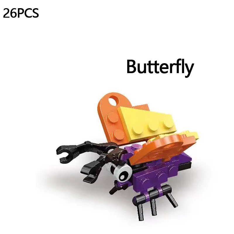 Set completo con todos los insectos de la serie
