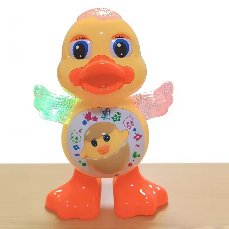 Pato eléctrico musical con luces intermitentes para bebés y niños - imagen 3