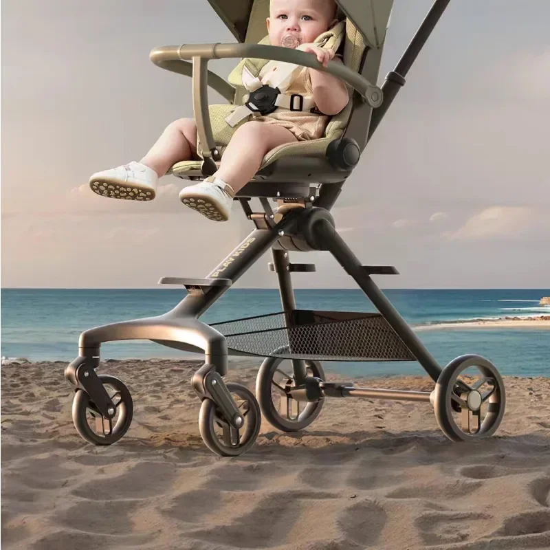Andador plegable ultraligero para bebé, viajero y multifunción