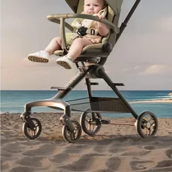 Andador plegable ultraligero para bebé, viajero y multifunción