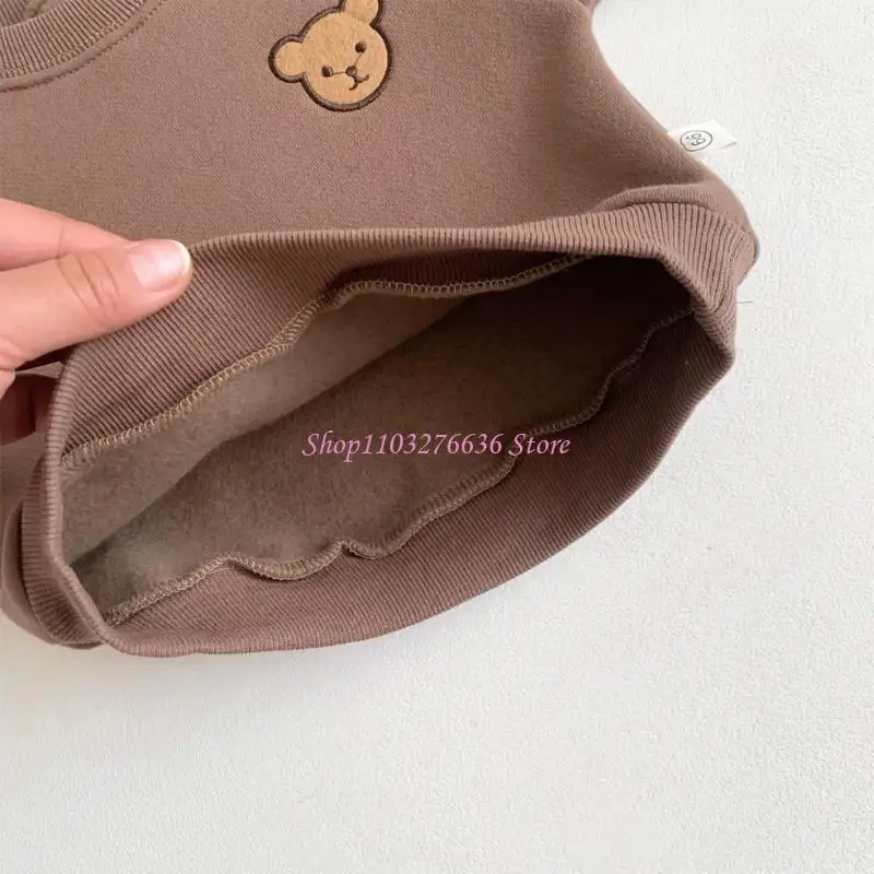 Sudadera bebé R6FD algodón cuello redondo manga larga - imagen 2