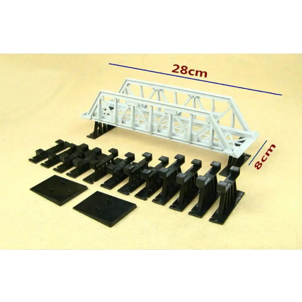 Kit de puente ferroviario para ferromodelismo y diorama - imagen 5