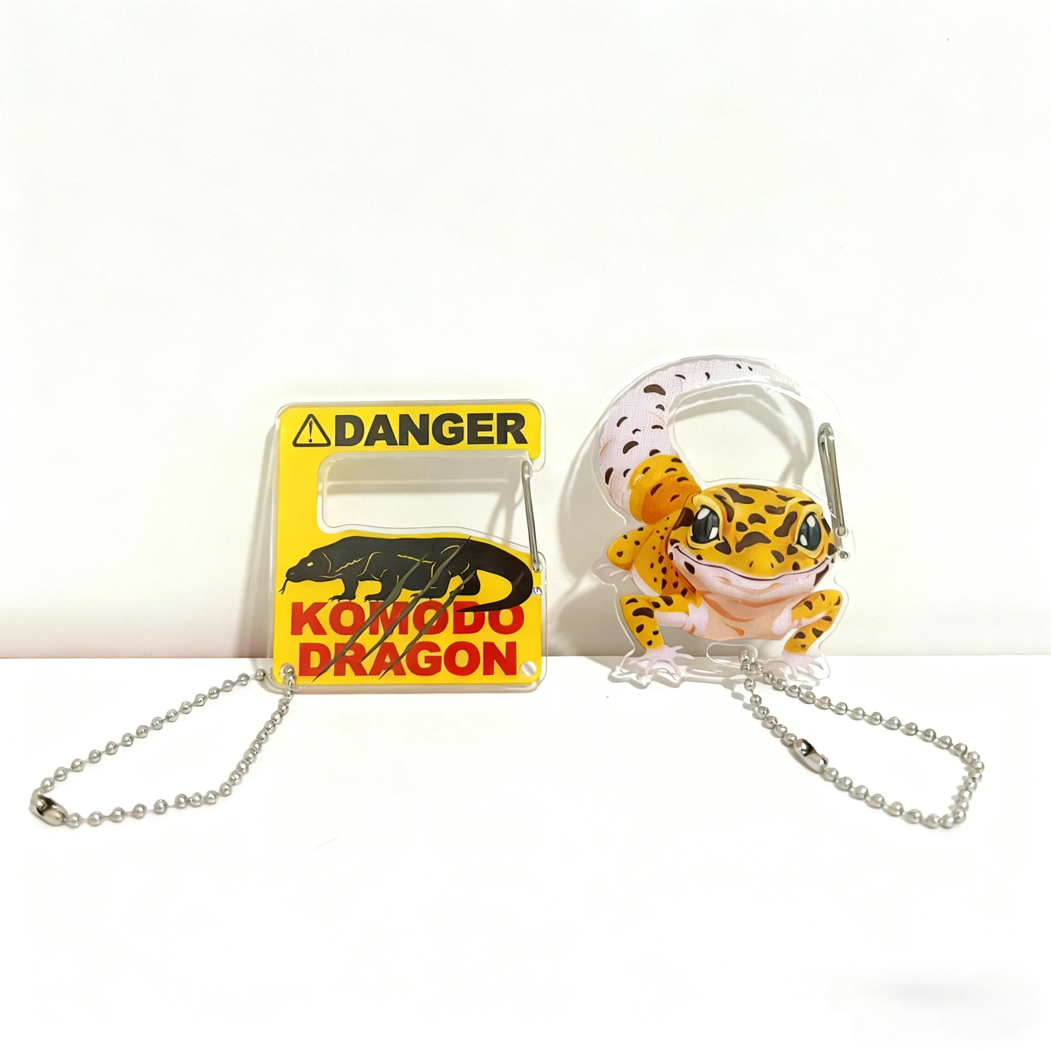 Gecko kawaii: cápsula de figuras colgantes de lagarto para niños - imagen 2