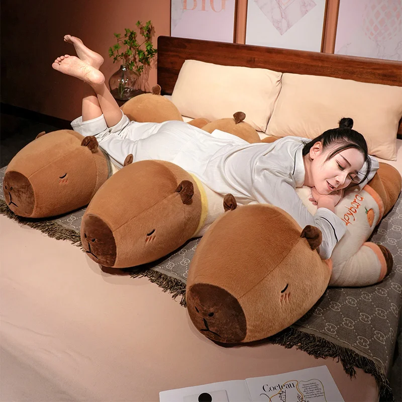 Cojín peluche de capibara suave para niños, estilo tierno - imagen 2