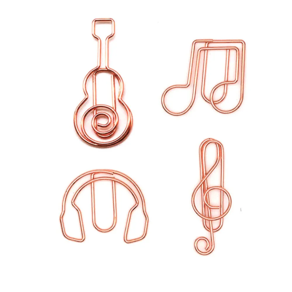 Set de clips con diseño musical