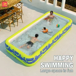Piscina inflable familiar para bebés y baño en el jardín