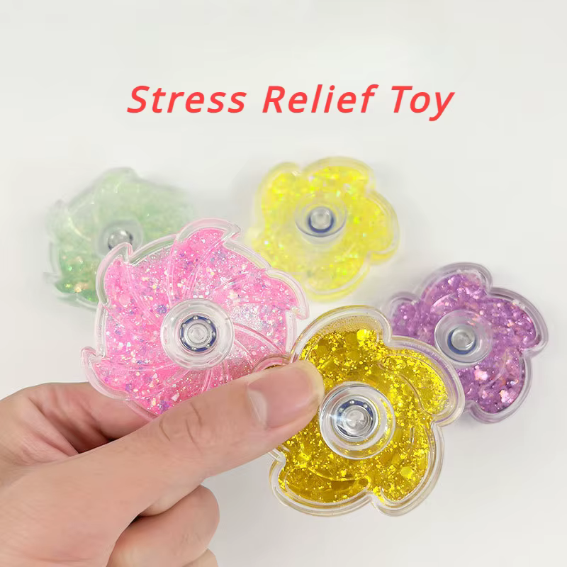 Spinner antiestrés colorido – Juguete relajante de escritorio - imagen 2
