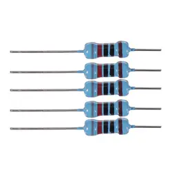 Farolas LED de maqueta para vías con resistencias