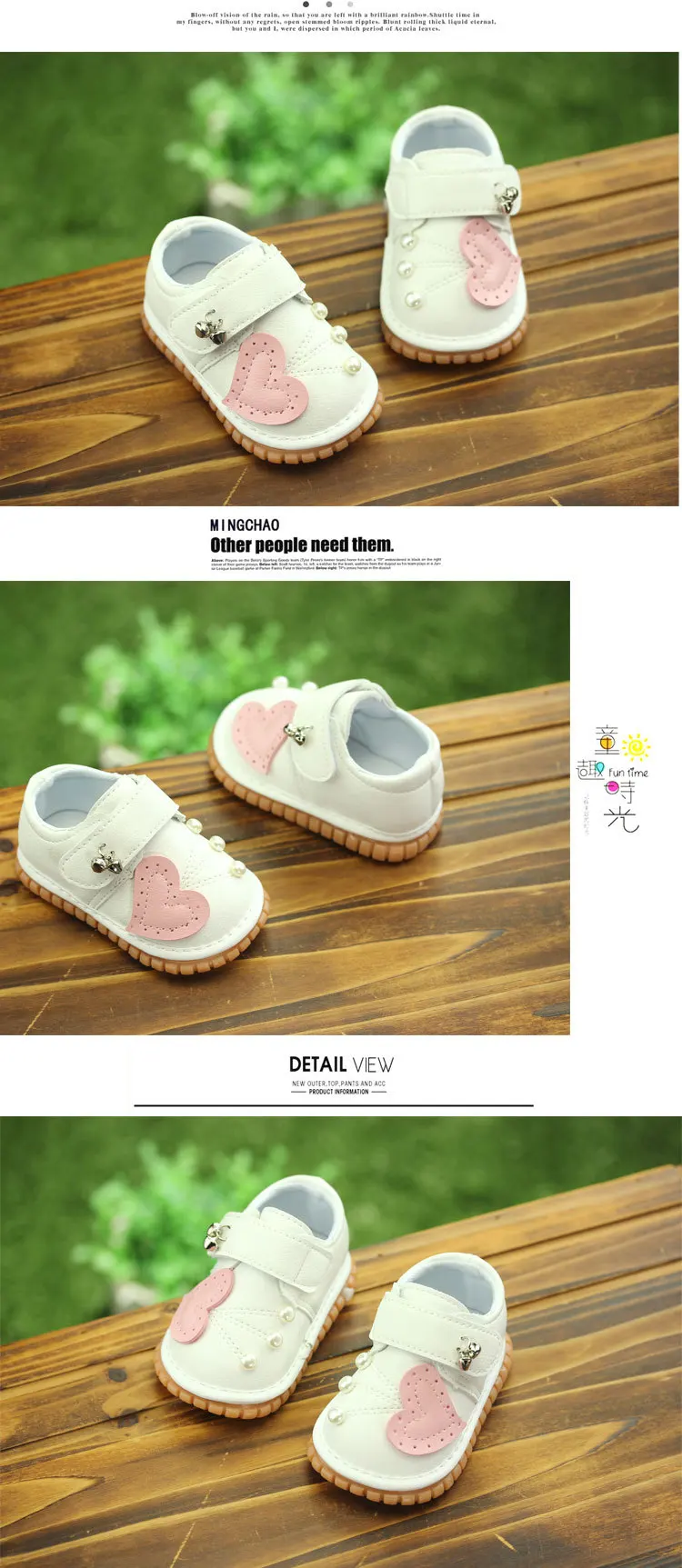 Zapatos de bebé bonitos y sencillos para vestir en primavera
