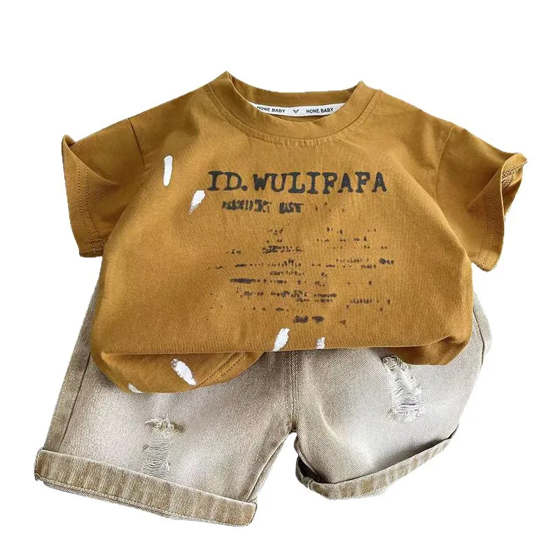 Conjunto de bebé de verano: camiseta y pantalón corto - imagen 5