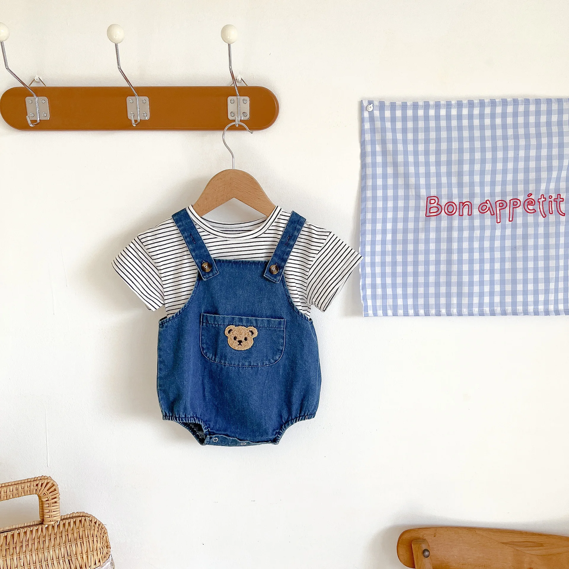 Detalle del tejido denim suave