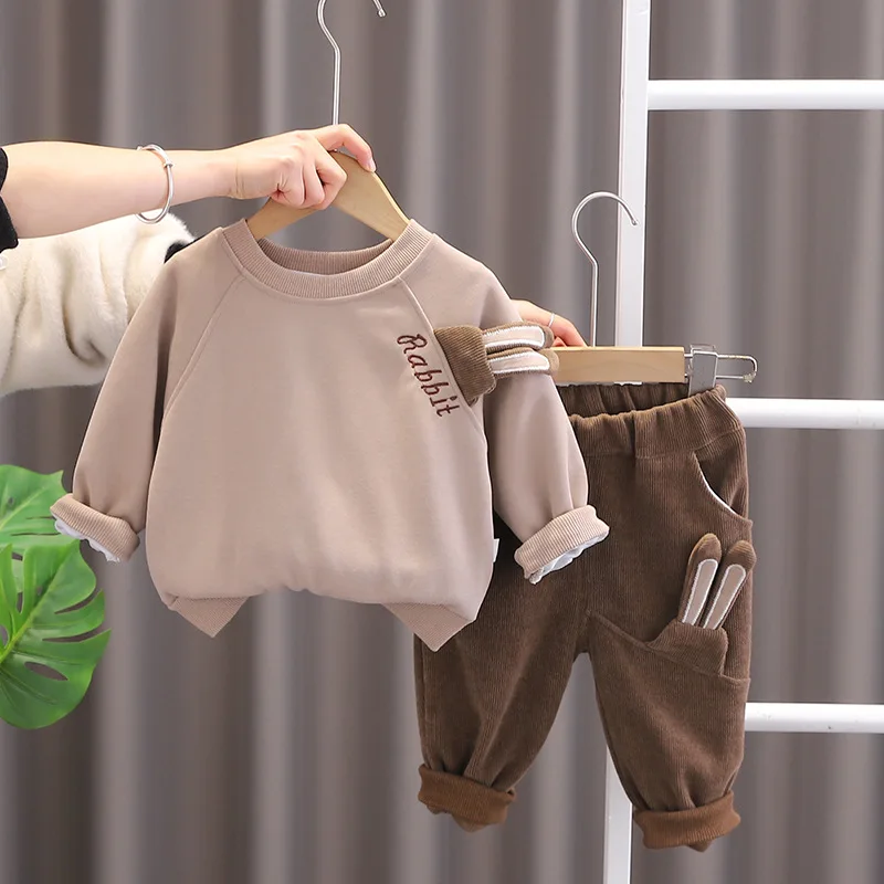 Conjunto jersey algodón orgánico para bebé - chándal deportivo infantil