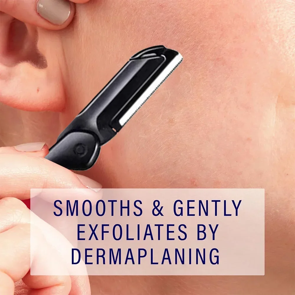 Rasuradora facial dermaplaning para cejas y vello, multiusos - imagen 5