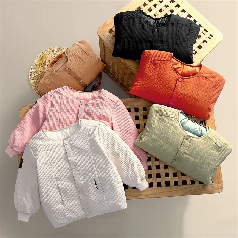 Chaqueta acolchada de algodón estilo baseball antiviento para niños - imagen 2