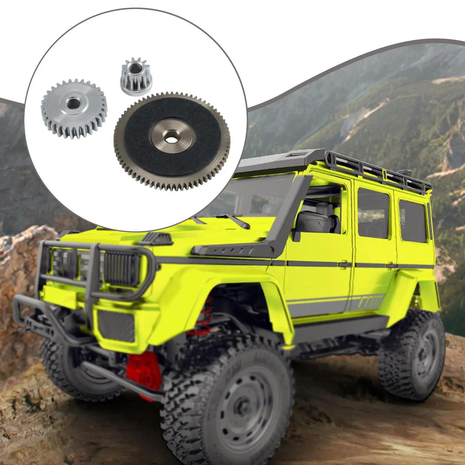 Juego de engranajes para coche RC: kit de repuesto metálico - imagen 3