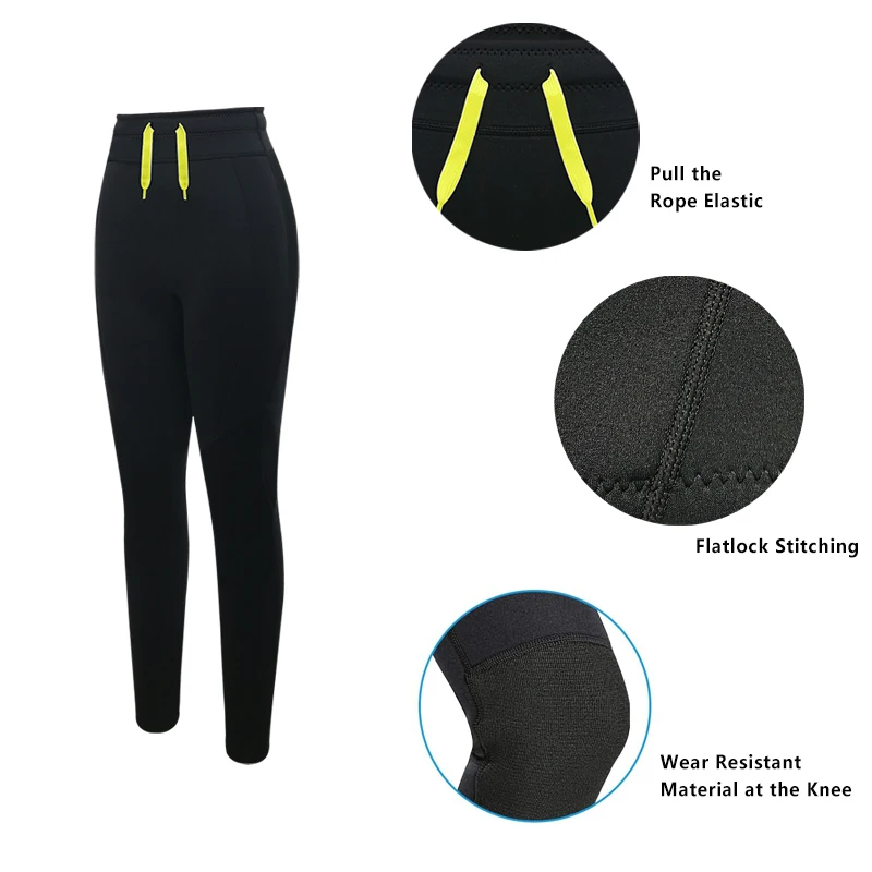 Traje de neopreno térmico para surf, natación y buceo mujer - imagen 5