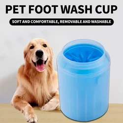 Limpiador de patas para perros y gatos con cerdas de silicona