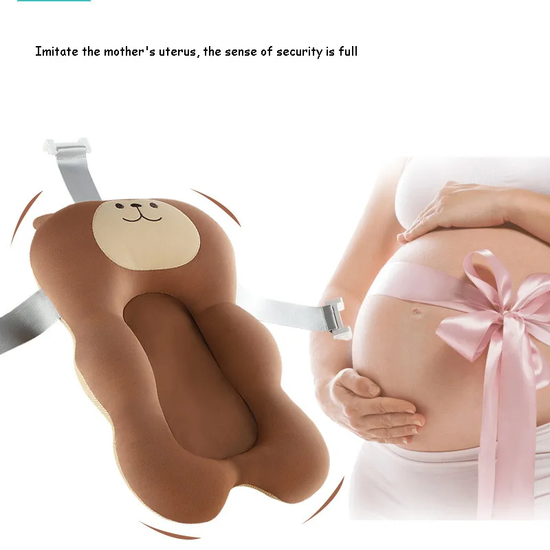 Asiento de baño para bebé antideslizante con cojín plegable - imagen 3