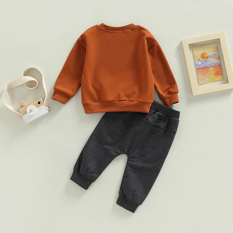 VISgogo conjunto sudadera con letras para bebé - imagen 3