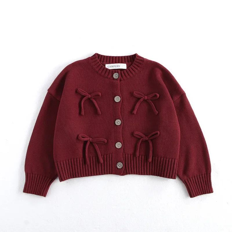 Cárdigan MILANCEL jersey rojo para niña 2-7 años - imagen 3