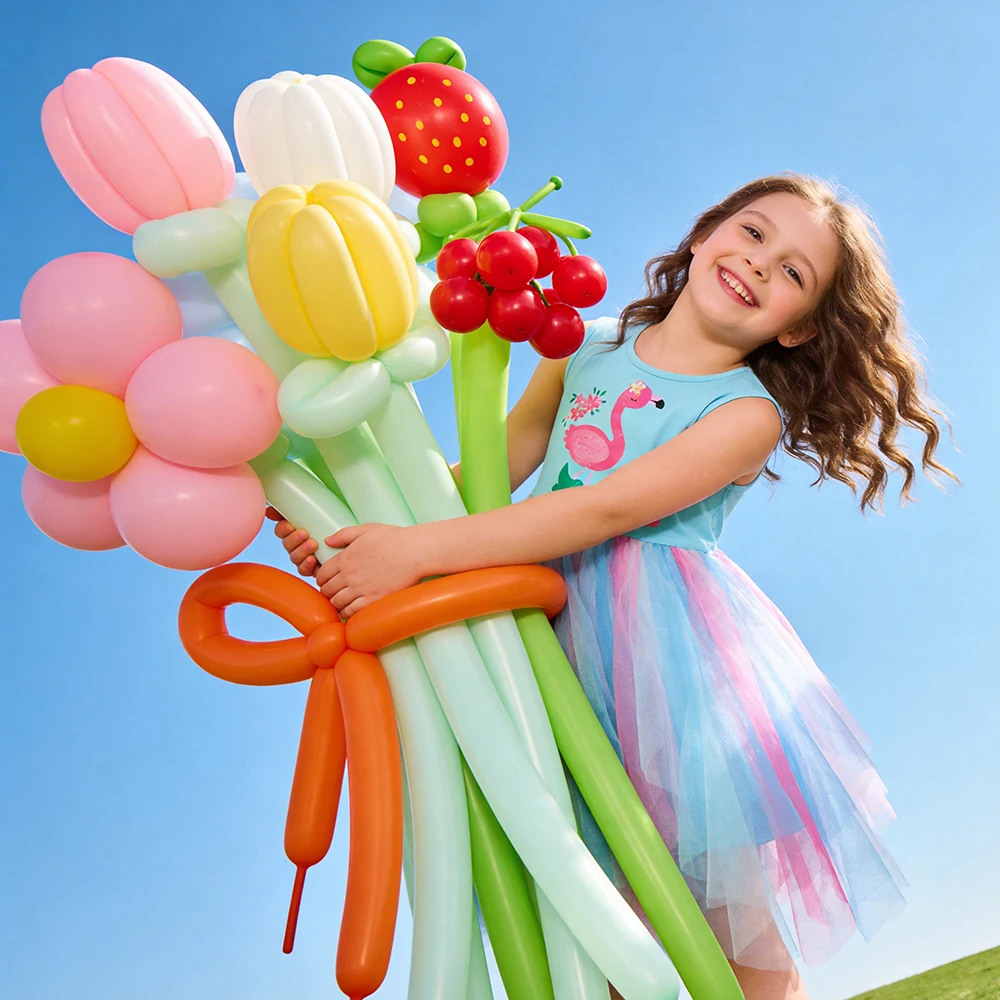 DXTON Vestido flamenco algodón verano para niña - imagen 4