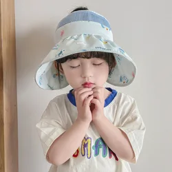 Sombrero cubo malla para niños y niñas, gorra panamá