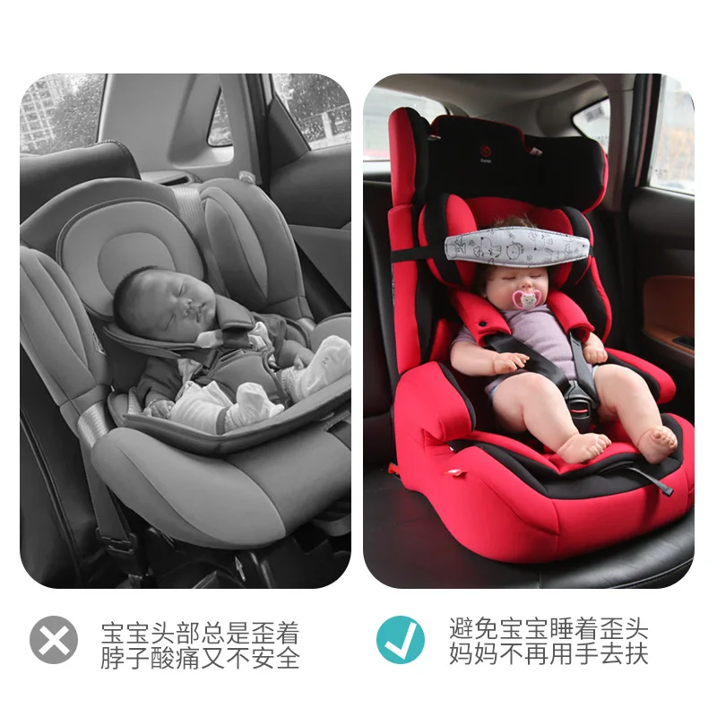 Almohada de soporte para bebé ajustable coche y carrito - imagen 3