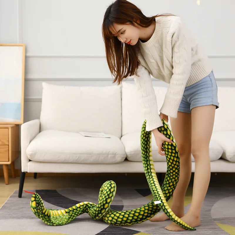 Peluche cobra colorido y suave para niños - imagen 2