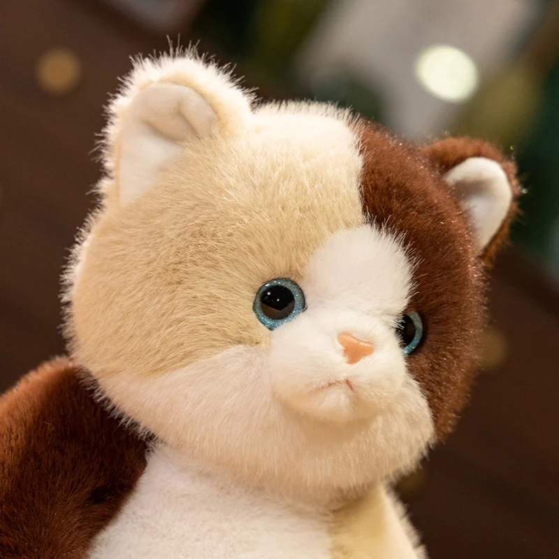 Peluche gato suave sentado como cojín para niñas, regalo San Valentín - imagen 4