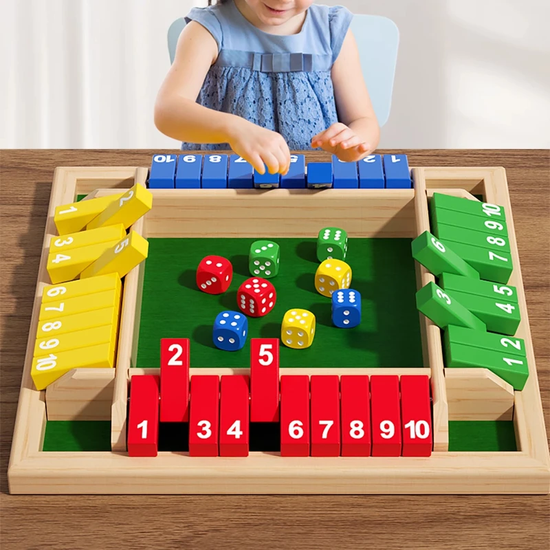 Juego de matemáticas de madera con sumas y restas - imagen 3